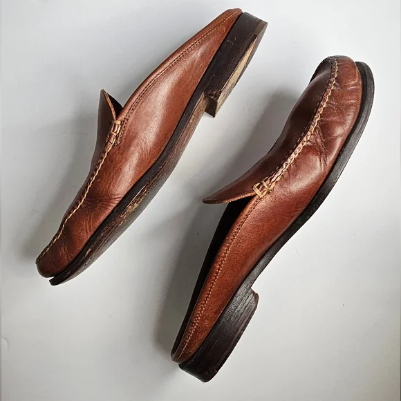 Cole Haan Vintage Country Womens Size 10.5 Backless Slip on Loafers Shoes - Picture 6 of 15